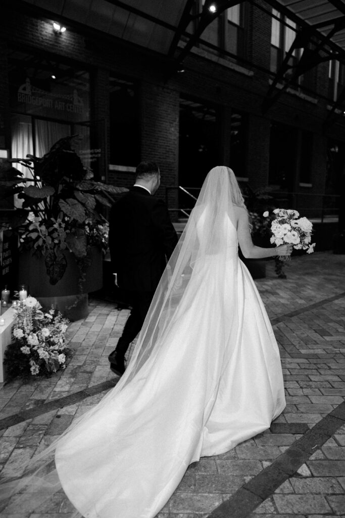 Bridgeport Art Center wedding ceremony.