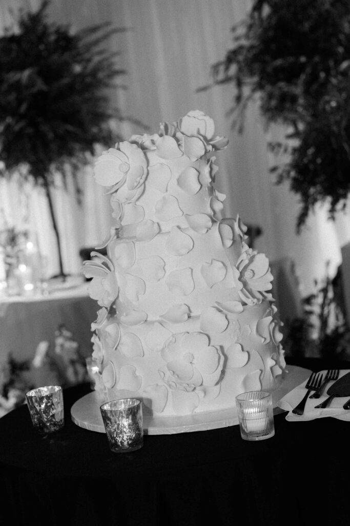 Wedding cake at Bridgeport Art Center.