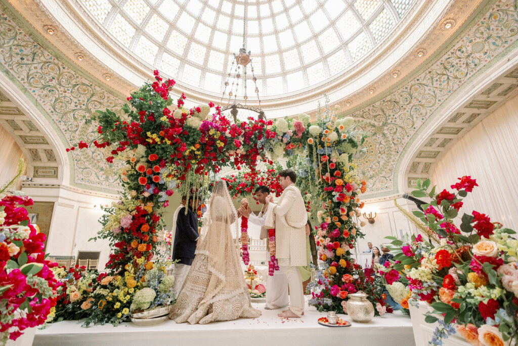 Indian wedding ceremony at Chicago Cultural Center