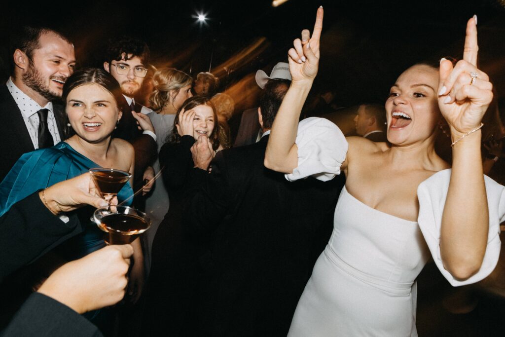 Bride dance floor photos at Revel Space.