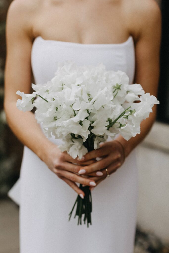 The bride's bouquet at her Chicago wedding held in Revel Space.