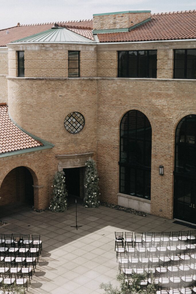 Revel Space Chicago courtyard.