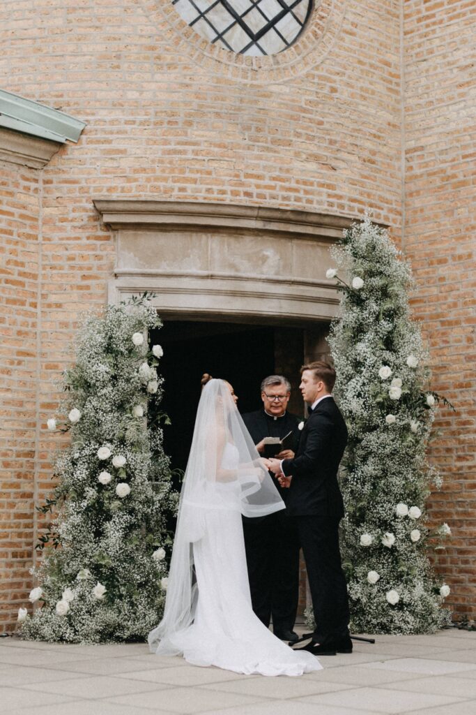 Revel Space wedding ceremony photo.