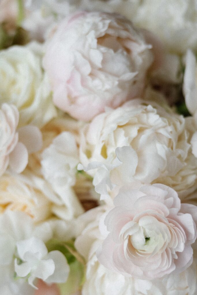 Wedding flowers close up