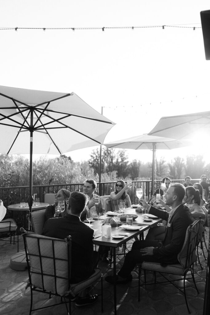 Weddings guests at Ojai Valley Inn
